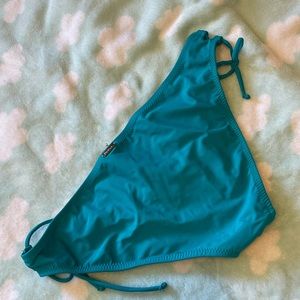 Blue bikini bottoms